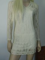 Kleid Spitze Lace Sexy Wollweiß Creme Beige Lagen Top Gr.36 NEU Brandenburg - Forst (Lausitz) Vorschau