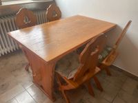 Heller Tisch / Esstisch aus Massivholz mit vier Stühlen Nürnberg (Mittelfr) - Mitte Vorschau