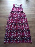 Handmade Maxi Kleid Mira Gr. 38 rot Farbverlauf Blumen Sommer Hessen - Feldatal Vorschau