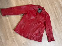 Echt Leder Damen Jacke Vintage Milano Fashion rot Gr. 44 Leipzig - Connewitz Vorschau