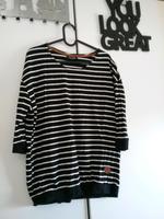 Gina ☆ Shirt Halbarm ☆ XL ☆ schwarz weiss gestreift Burglesum - Burg-Grambke Vorschau