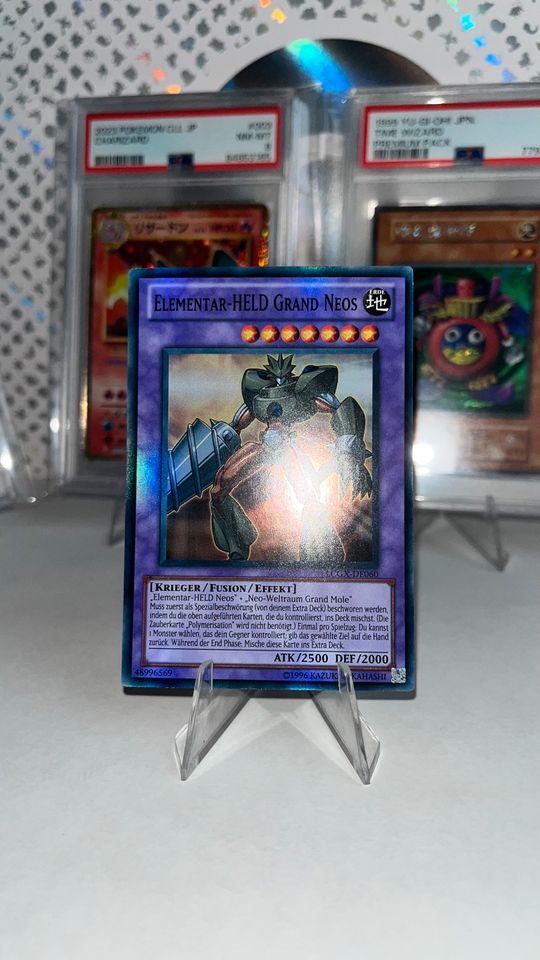 Yugioh! Elementar-Held Grand Neos (LCGX-DE060) - Super Rare / NM in Neunkirchen