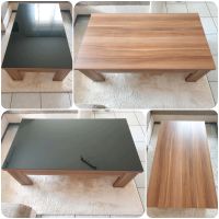 Couchtisch mit abnehmbarer, schwarzer Glasplatte 115x40x65cm Nordrhein-Westfalen - Heinsberg Vorschau