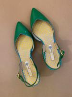 Boden Pumps Ballerinas Slingback spitz grün Größe 37 - TOP Neuhausen-Nymphenburg - Neuhausen Vorschau