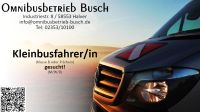 Kleinbusfahrer (m/w/d) in Wenden gesucht Nordrhein-Westfalen - Wenden Vorschau