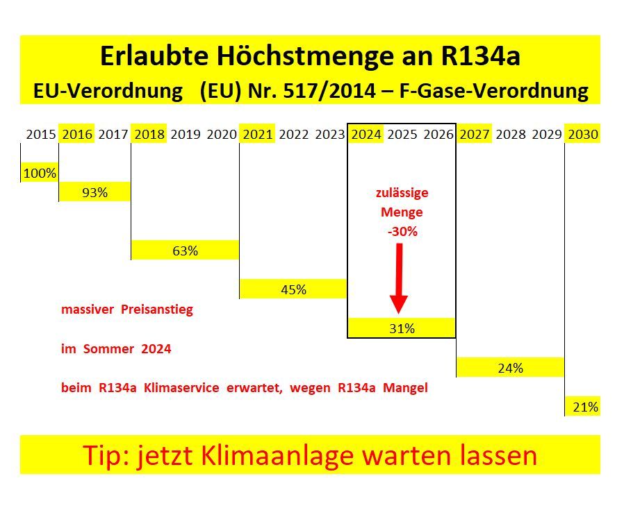 ✅ R134a Klimaservice Klimawartung Klima füllen Klimaanlage PKW in Neumarkt i.d.OPf.