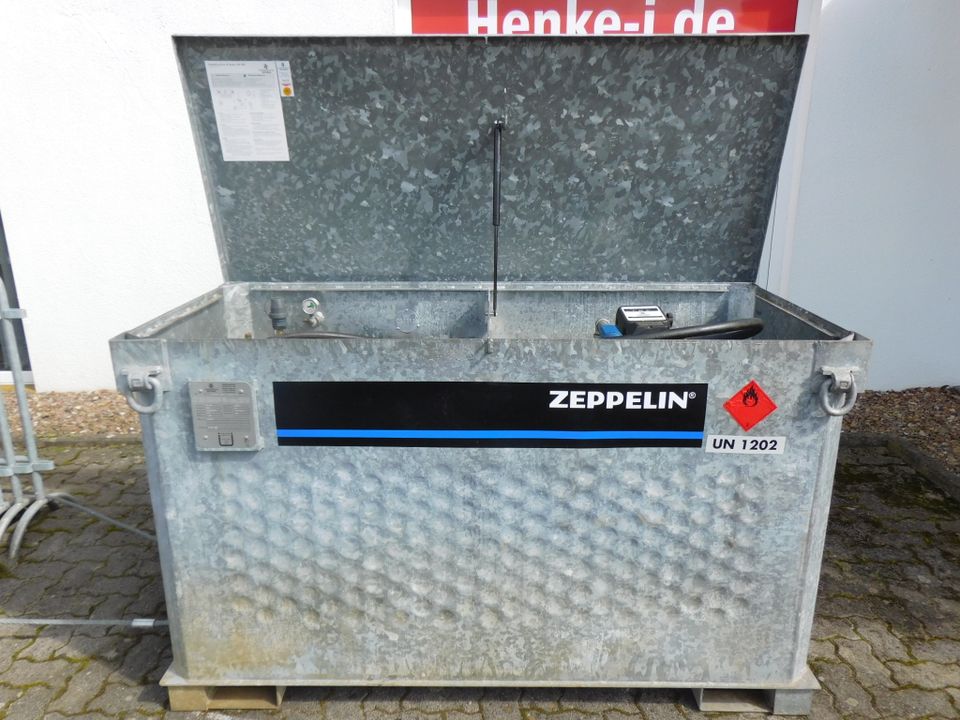 Rietberg Tankstelle Kraftstoff Container Behälter Quadro IBC 1000 in Wagenfeld