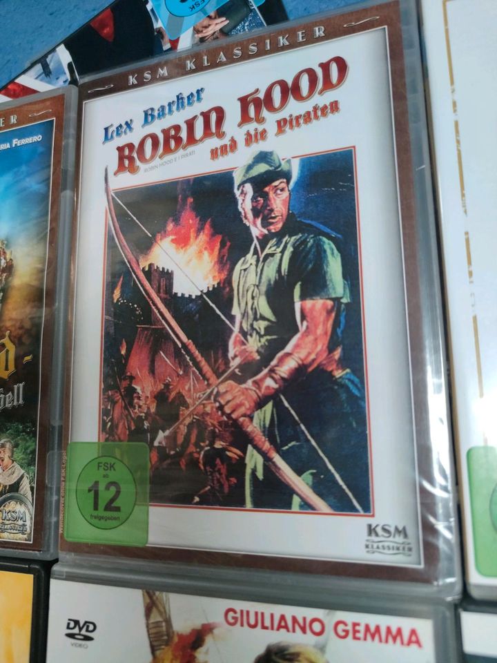 6 x Robin Hood Klassiker DVD zb Lex Barker in Meinersen