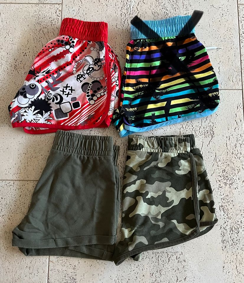 Shorts, Sport Shorts, Sommer Shorts Set in Gr. 134 für Mädchen in Neuenkirchen