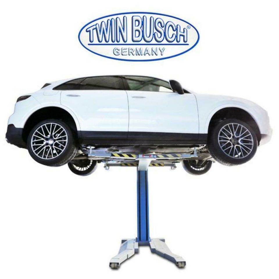 Twin Busch ® 1 Säulen Hebebühne | 2,5 t | Ultraflach - Mobil in Bensheim