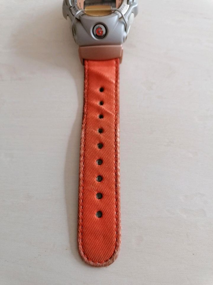 Vintage Casio Baby G Digital Watch BG-162 Peach Orange Gray Uhr in Bischofsheim