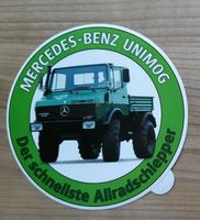 Aufkleber Mercedes Benz Unimog grün Bayern - Höchstädt i. Fichtelgebirge Vorschau