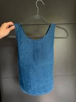 Massimo Dutti Leinen Top Blau S Frankfurt am Main - Gallusviertel Vorschau