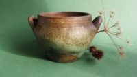 Keramik Gefäß Gestecke Übertopf 70 er grün-braune Laufglasur Nordrhein-Westfalen - Hilchenbach Vorschau