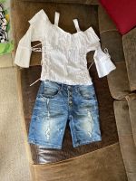 Biba Bluse Gr 36 + One Green Elefant Jeans Gr 34 neuwertig ‼️ Sachsen-Anhalt - Biederitz Vorschau