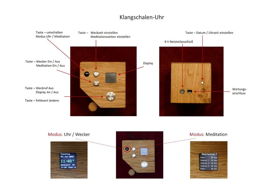 Uhr, Klangschalenuhr, Meditationsuhr, Wecker - mit Klangschale in  Niedersachsen - Wildeshausen | eBay Kleinanzeigen ist jetzt Kleinanzeigen