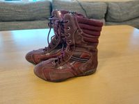 Gr. 27 Bären-Schuhe Stiefel leicht gefüttert Mädchen bordeaux Bayern - Schweitenkirchen Vorschau