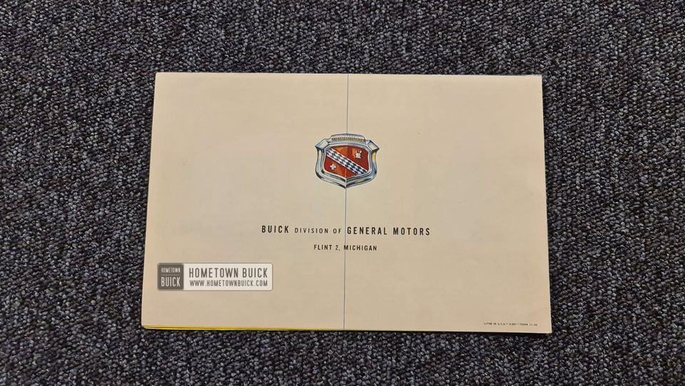 Prospekt 1950 Buick Lüftung & Heizung / Features Broschüre in Besigheim