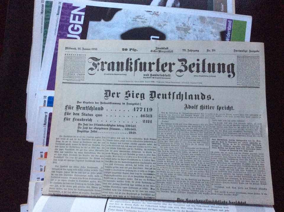 Zeitungszeugen 1-17 historische zeitungsnachdruck sammeln in Wutöschingen