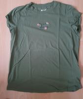 T-Shirt, "Mustang" mit kleiner Stickerei und Druck, khaki, Bayern - Untermeitingen Vorschau