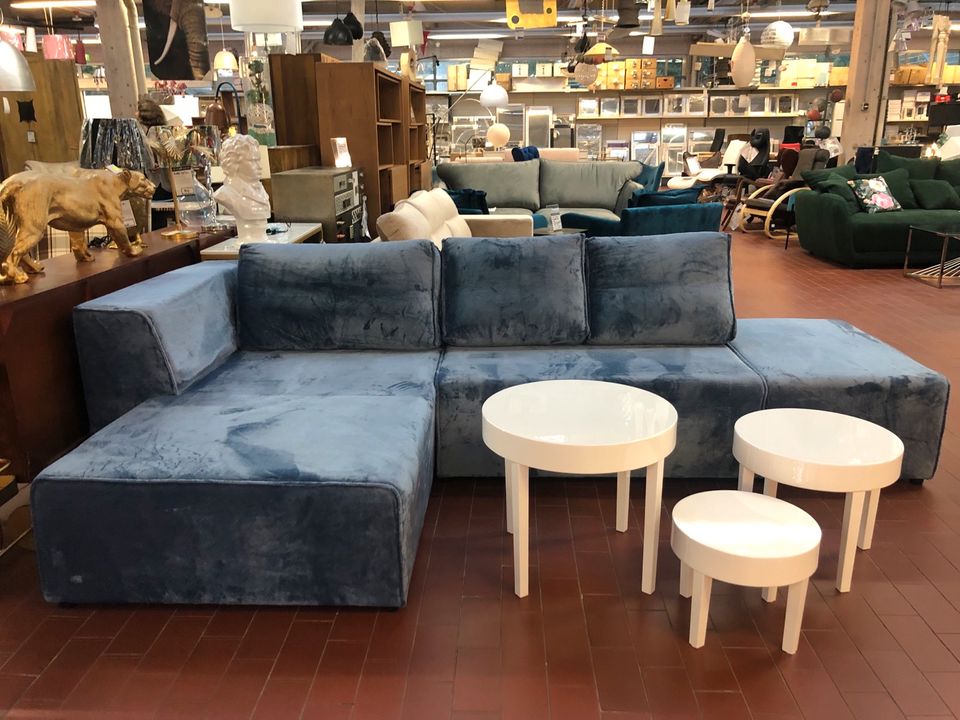 Ecksofa* Miran New* Sofa, L-Form, Couch, Plüsch inc. Hocker in Bremen