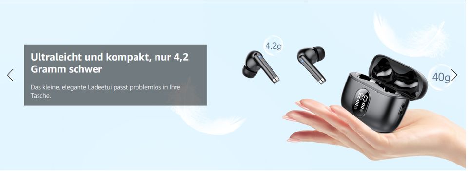 Bluetooth Kopfhörer inEar,Digital,Deep Bass,IPX7,40Std SP NEU OVP in Wilhelmshaven