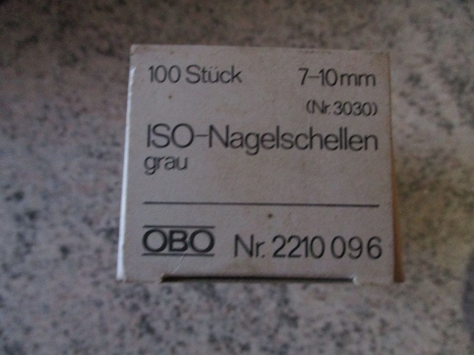 100 Nagelschellen, grau, 7-10 mm, Heimwerkern,Renovieren,Werkzeug in Oberhausen