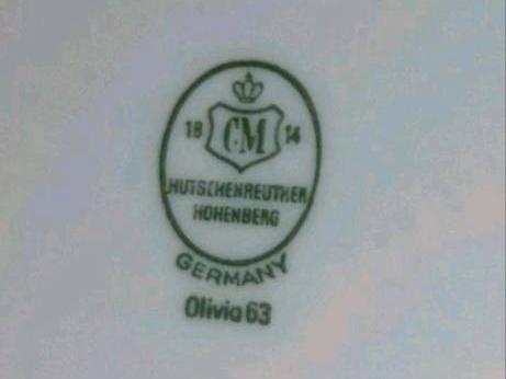 Hutschenreuther Selb Olivia 63, Juwel, Kaffeeservice,Elfenbein in Braunfels