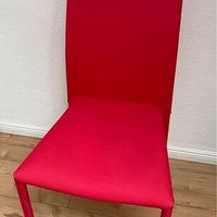 Roter Stuhl mit Stoff bezogen Nordrhein-Westfalen - Stolberg (Rhld) Vorschau