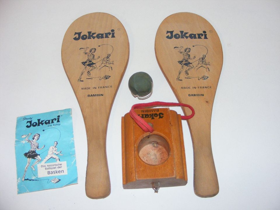 Ballspiel Jokari v. Plasty 50/60er Jahre Vintage + Spielanleitung in Bippen