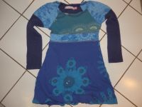 Festliches Desigual Kleid, Langarmkleid blau/silberlurex Gr. 104 Hessen - Fronhausen Vorschau