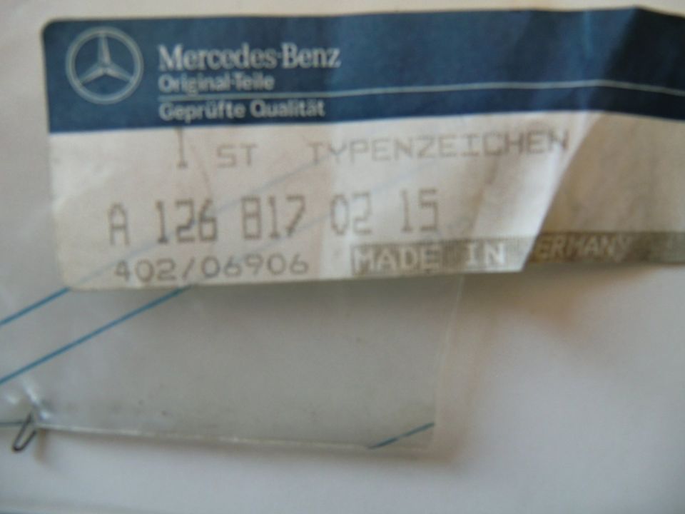 Mercedes Emblem 280 SEL W126 NEU OVP A1268170215 in Fraunberg