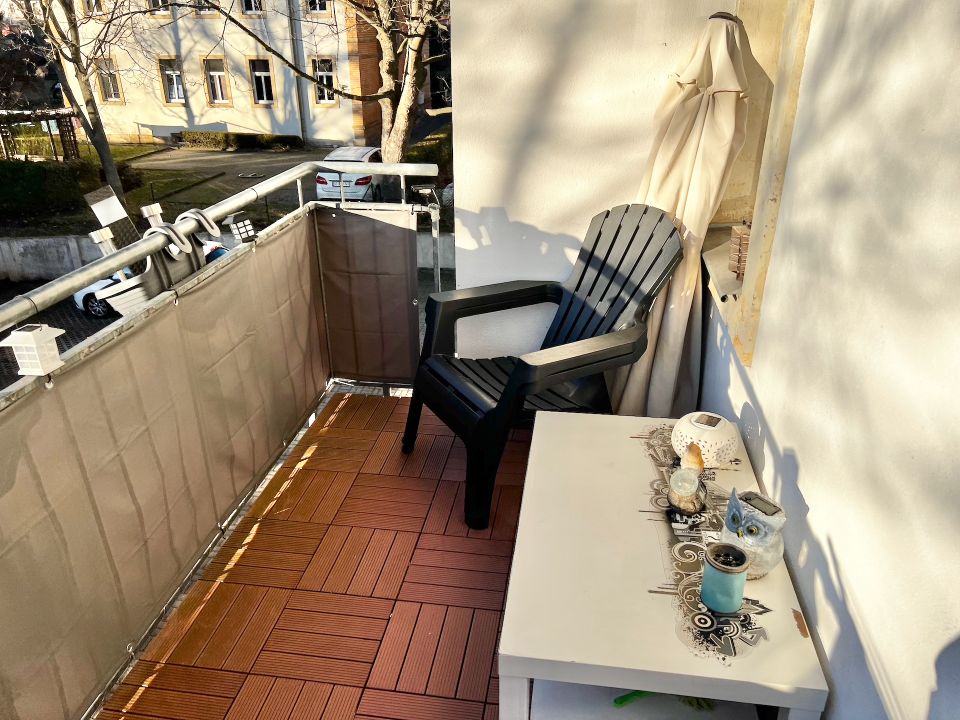 Vermietete 2-Zimmer-Wohnung in schöner Lage mit Balkon! in Dresden