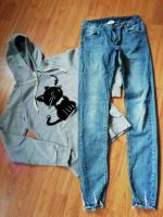 Set4: Mädchen Hoody Gr XS und Tom Tailor Jeans Gr 170 Thüringen - Weißenborn Vorschau