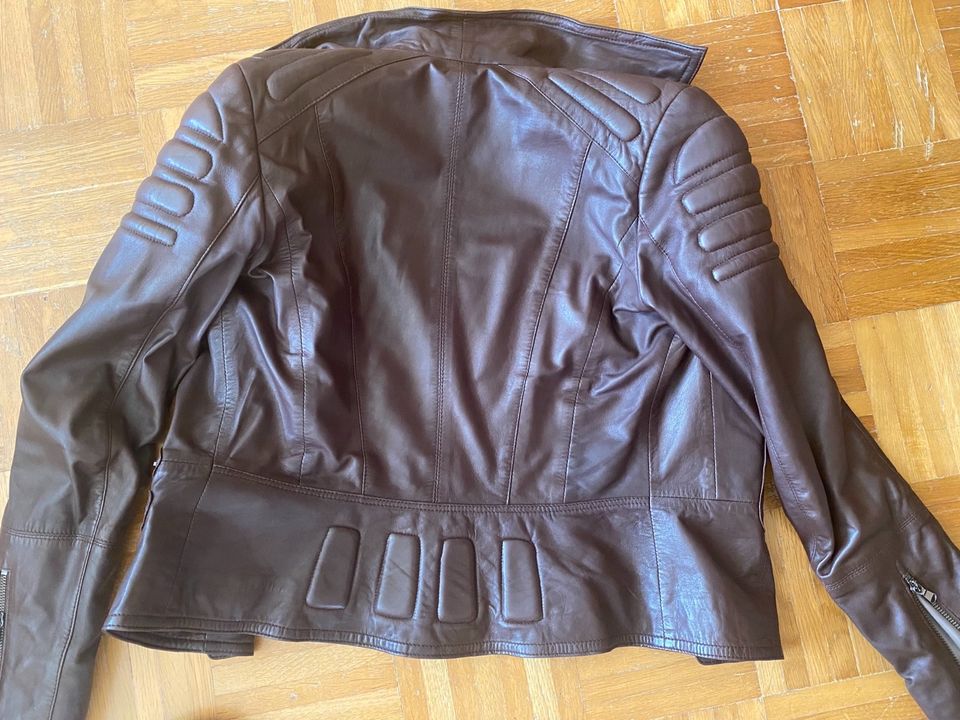 Original #Schyia Bikerlederjacke Gr. 38 - Neuwertig (NP 579€) in Trier