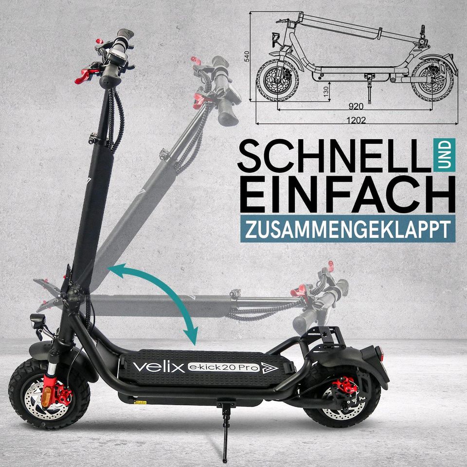 Relektro offroad E-Scooter E-Roller Velix E-Kick 20 Pro in Stockach