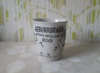 Geschenk-Tasse Geburtstags-Tasse Kaffee Becher Tasse weiß groß Nordrhein-Westfalen - Herne Vorschau