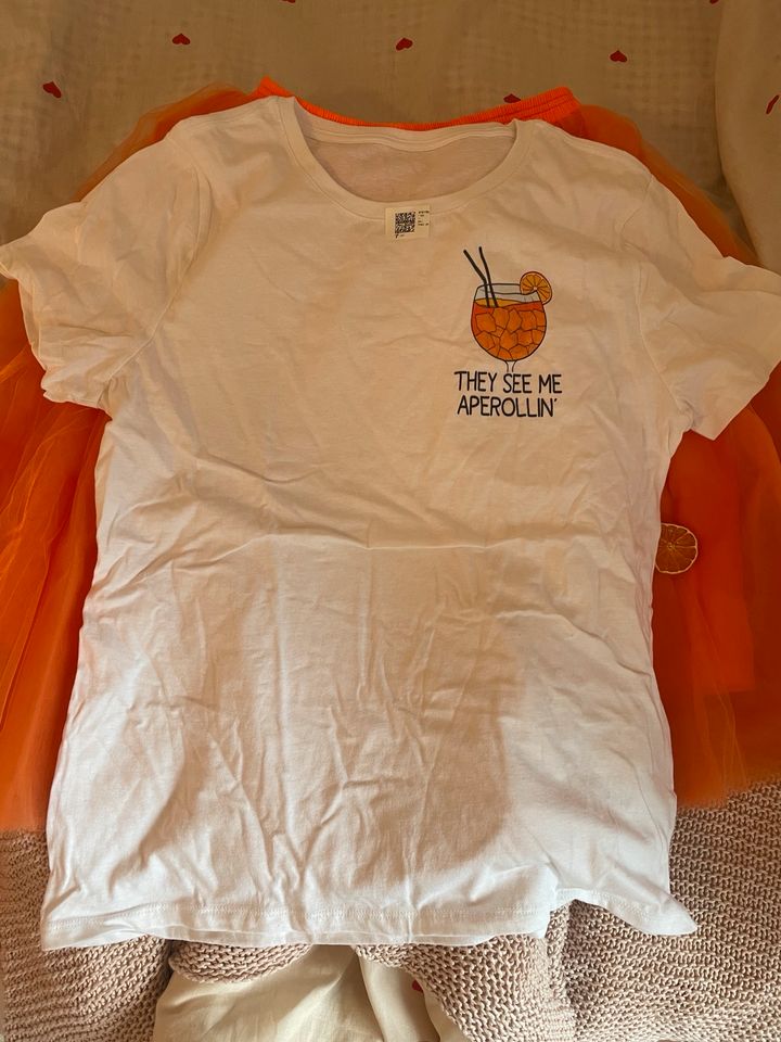 Aperol Kostüm Set Rock Shirt in Würzburg