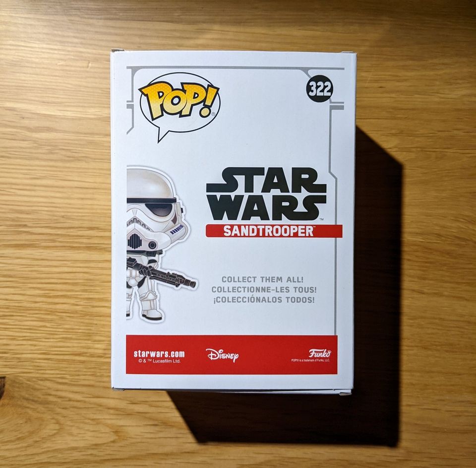 Funko Pop #322 Star Wars - Sandtrooper - in Protektor in Essen