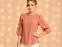 Neu m.Etikett NP39€♥️sexy VILA Boho Bluse Ballonärmel M Berlin - Mitte Vorschau