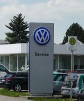 original VW Werbepylon Pylon Säule Leuchtreklame Schild Service Baden-Württemberg - Laichingen Vorschau