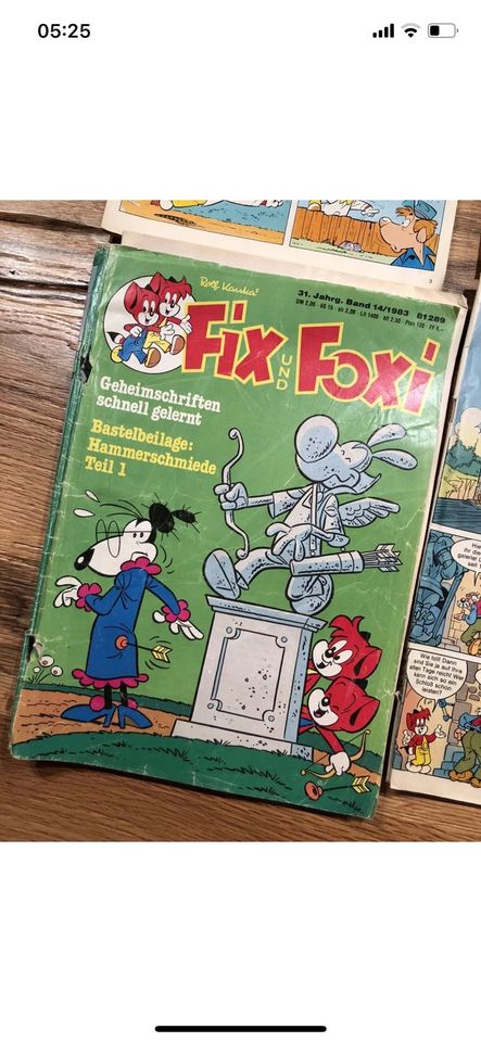 3x alte Fix & Foxi Hefte + Micky Maus in Kirchseeon