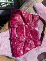 Handtasche pink Crocooptik l. Credi Bayern - Eurasburg Vorschau