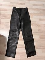 Hallhuber Kunstleder Hose schmal 34/36 dunkelbraun Niedersachsen - Braunschweig Vorschau
