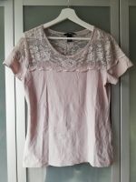 H&M | Shirt mit Spitze | Gr. 40/L | kurzärmelig | rosa rose Nordrhein-Westfalen - Mülheim (Ruhr) Vorschau