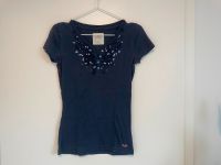 Hollister Bluse Top Shirt mit Pailletten in Navy Dunkelblau XS Schleswig-Holstein - Flensburg Vorschau