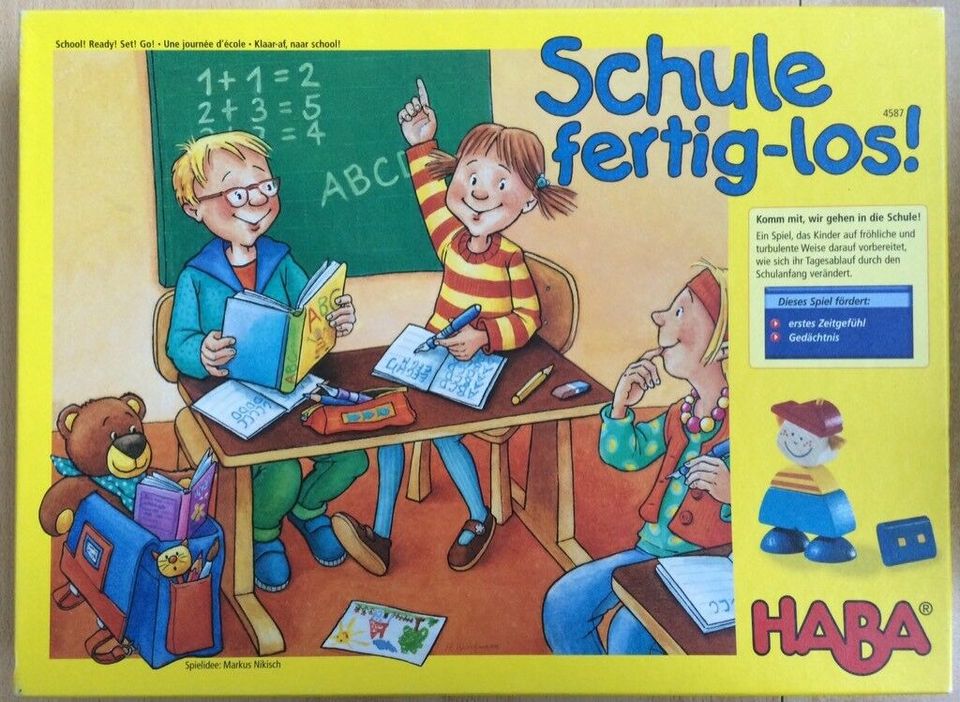 Haba Spiel „Schule fertig- los!“ in Hillerse