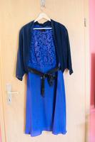 Blaues Kleid mit Bolero für Abiball, Abschluss, Jugendweihe, etc Thüringen - Weimar Vorschau