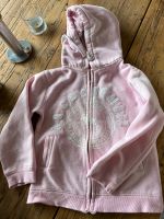 Abercrombie and Fitch, Hoodie-Jacke, ca. Gr. 128, rosa, Used-Look Herzogtum Lauenburg - Kröppelshagen-Fahrendorf Vorschau