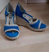 Boden Keilsandalen Gr. 38 blau Bayern - Schrobenhausen Vorschau